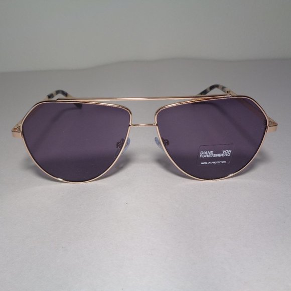 Diane von Furstenberg ARIA Gold New Sunglasses main image 15